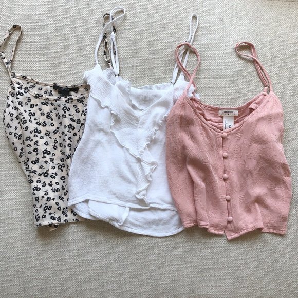 Cropped Cami Tank Top Bundle - Picture 1 of 16